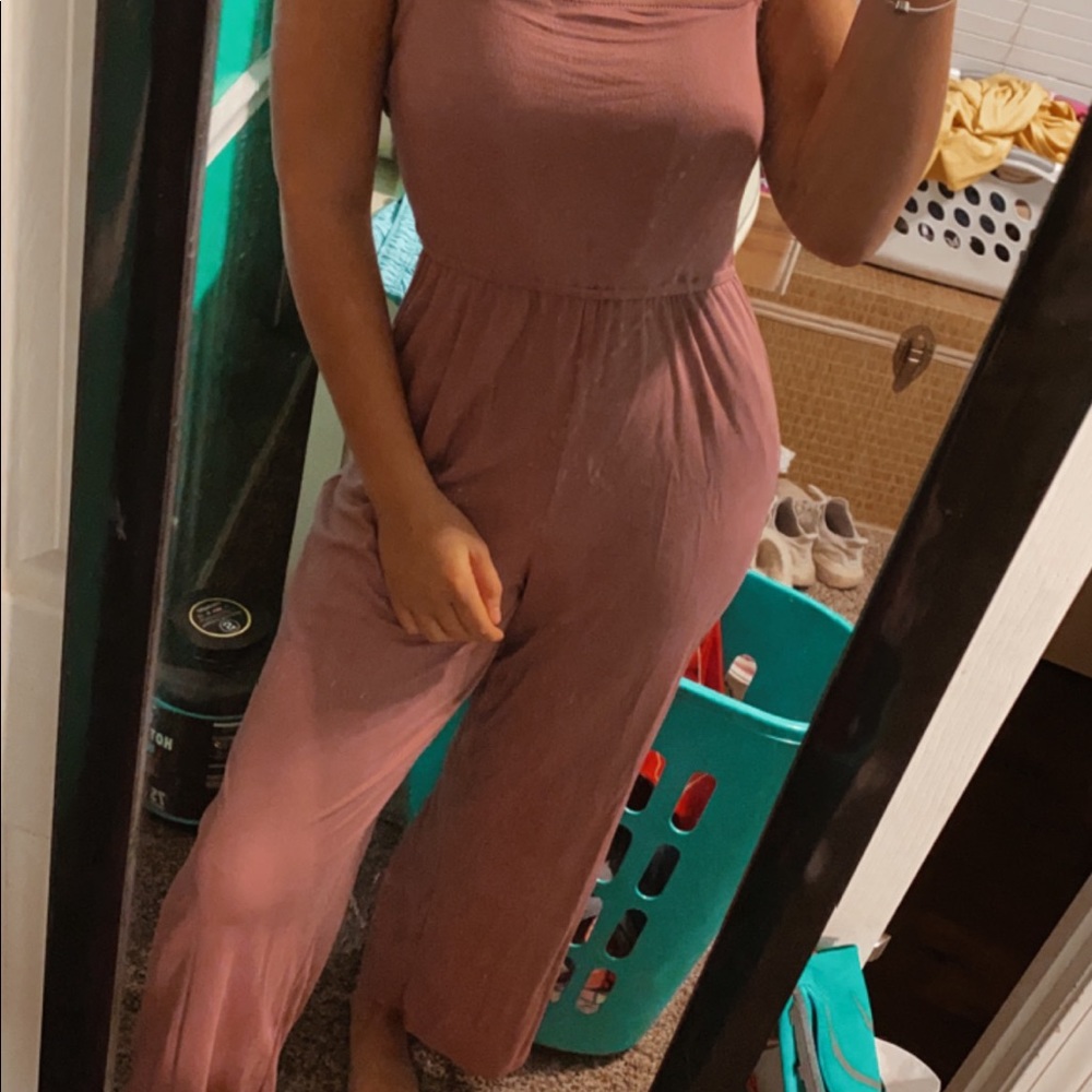 Pink jumpsuit